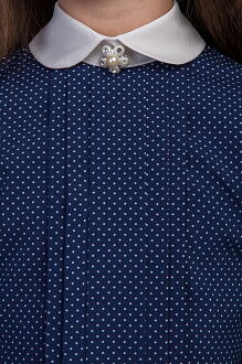 Блузка школьная Brilliant Maria синяя 17113 - фото