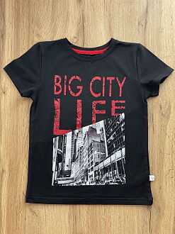 Комплект майка и футболка для мальчика Фламинго черный 983-416 - картинка