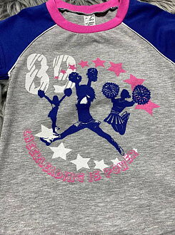 Футболка для девочки Valeri tex серая 1879-55-042 - размеры