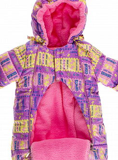 Конверт зимний для новорожденного Одягайко Абстракт сиреневый 32032 - фото