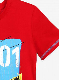Футболка для мальчика Breeze San Francisco красная 15963 - размеры