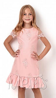 Нарядное платье для девочки Mevis розовое 2874-04 - цена