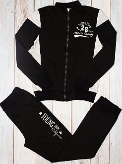 Спортивный костюм для мальчика Valeri tex черный 1970-55-355 - цена
