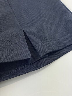 Школьные шорты для девочки Mevis синие 3698-01 - размеры