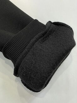 Утепленные спортивные штаны детские Робинзон черные 405 - размеры