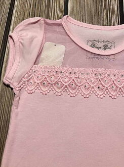 Трикотажная блузка для девочки Breeze розовая 14516 - фотография