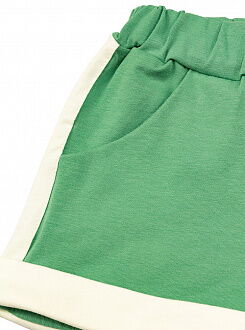Комплект футболка и шорты для девочки Фламинго зеленый 837-416 - Киев