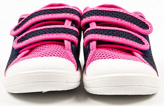 Полукеды на липучке для девочки Waldi САША малиновые 191/253-102 - фотография