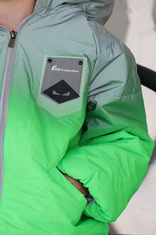 Куртка светоотражающая для девочки Kidzo зеленая 3447 - размеры