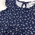 Платье для девочки Breeze Цветочки темно-синее 14284 - картинка