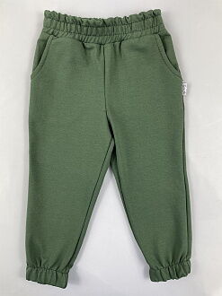 Спортивные штаны детские Semejka зеленые 0403 - цена