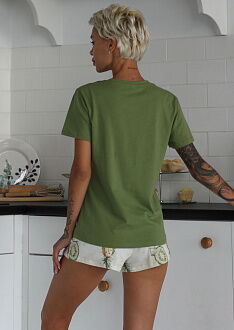 Пижама женская Leinle Pineapple фисташковая 1553-12007 - размеры