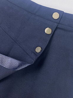 Юбка-шорты для девочки Mevis синяя 4313-01 - фотография