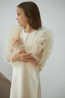 Платье нарядное для девочки Michell молочное 2211 - цена