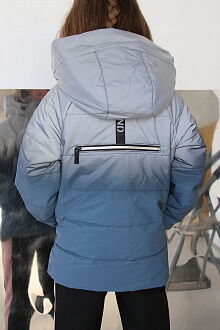 Куртка светоотражающая для девочки Kidzo синяя 3447 - размеры