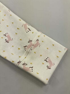 Пижама для девочки Фламинго Единороги молочная 247-051 - купить