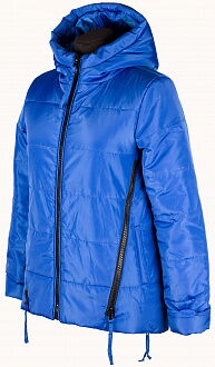 Куртка для девочки ОДЯГАЙКО синяя 25002 - фотография