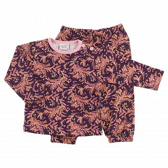 Пижама утепленная детская Breeze Орнамент фиолетовая 8382 - цена