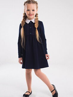 Платье школьное для девочки SUZIE Гелла синее 35003 - цена