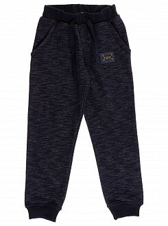 Спортивные штаны для мальчика Breeze синие меланж 12562 - цена