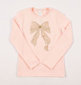 Блузка для девочки SMIL Бант розовый персик 114483 - цена
