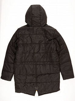 Куртка удлиненная для мальчика ОДЯГАЙКО черная 22163 - размеры
