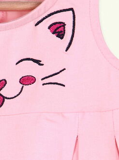 Сарафан для девочки Breeze Котик розовый 15694 - размеры