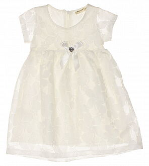 Нарядное кружевное платье для девочки Breeze белое 4503 - цена