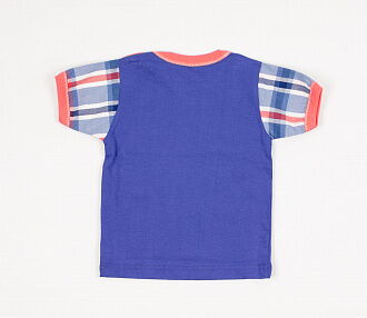 Комплект для мальчика (футболка+шорты) Денди фиолетовый 916 - картинка