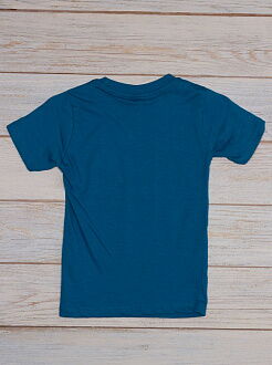 Футболка для мальчика Big Wheel бирюзовая 57424 - размеры