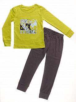 Пижама для мальчика Фламинго BMX EXTREME зеленая 246-212 - цена