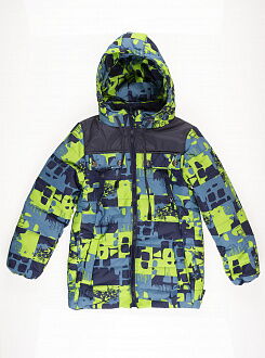 Куртка для мальчика ОДЯГАЙКО зеленая 22147 - цена