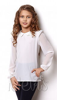 Блузка для девочки Mevis молочная 2429-01 - цена