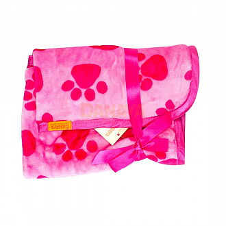 Плед для новорожденного DANAYA Лапки розовый 011Б - цена