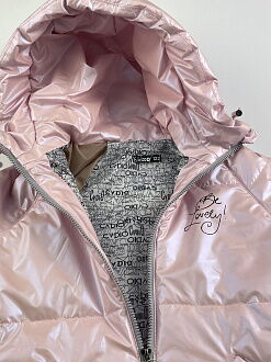 Деми куртка для девочки Kidzo Хамелеон розовая 2214 - размеры