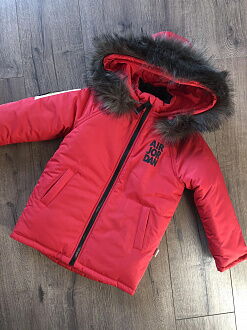 Зимняя куртка для мальчика Kidzo красная 3310 - цена