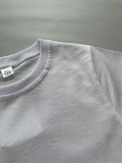 Базовая детская футболка белая 1402-2 - размеры