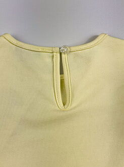 Трикотажное платье для девочки Mevis молочное 3738-02 - размеры