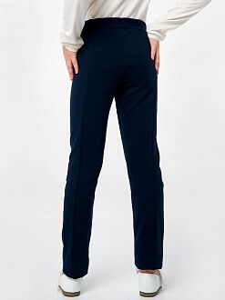 Брюки трикотажные для девочки SMIL темно-синие 115433 - размеры