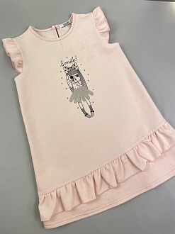 Платье для девочки Mevis светло-розовое 3767-05 - фото