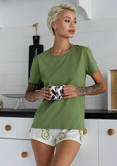 Пижама женская Leinle Pineapple фисташковая 1553-12007 - купить