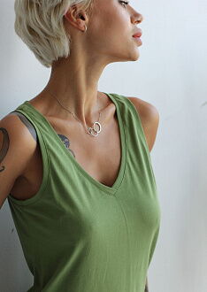 Пижама женская Leinle Pineapple фисташковая 1552-12007 - фото