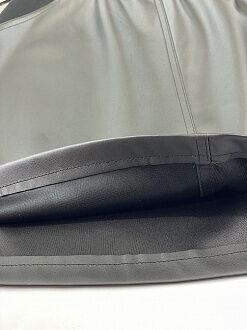 Юбка из экокожи для девочки Mevis черная 3225-02 - фотография