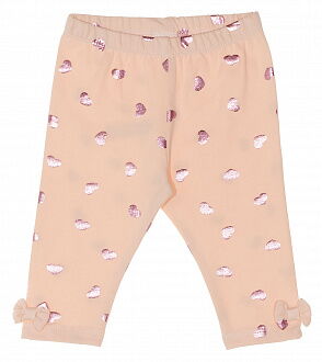 Нарядный комплект туника и бриджи для девочки Фламинго розовый 654-427 - размеры