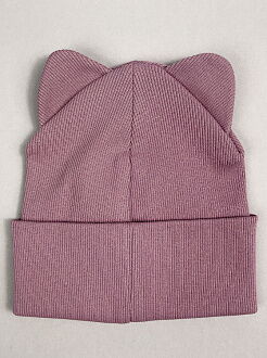 Комплект шапка и хомут для девочки Semejka Кейт темно-лиловый 9318 - размеры