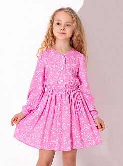Платье для девочки Mevis розовое 3746-03 - цена