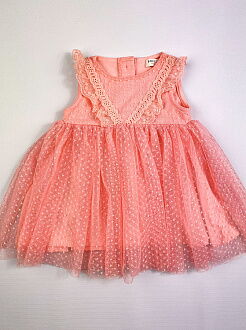 Нарядное платье для девочки Breeze персиковое 14130 - цена