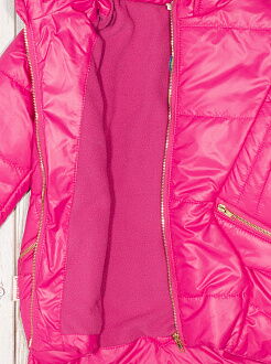Куртка для девочки ОДЯГАЙКО малиновая 22123 - фото
