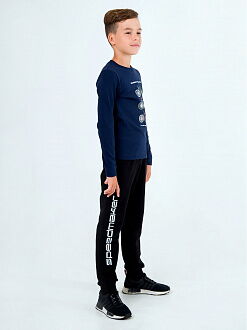 Утепленные штаны "Велогонщики" Smil черные 115111/115112 - фото