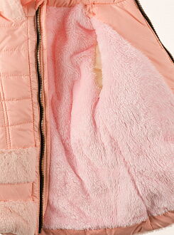 Куртка зимняя для девочки Одягайко пудра 20017О - картинка